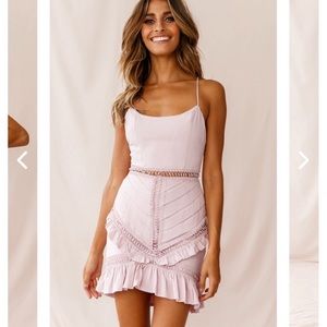 Selfie Leslie Blush Dress